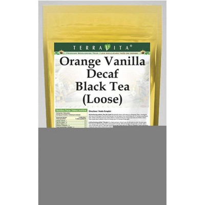 TerraVita Orange Vanilla Decaf Black Tea (Loose) (8 oz, ZIN: 530697, 1-Pack)
