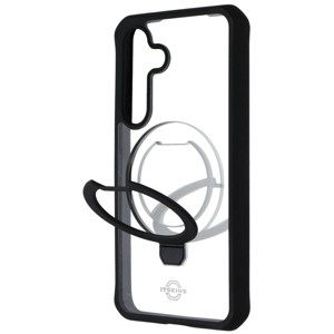 ITSKINS Hybrid R Case w/ Stand for MagSafe for Samsung Galaxy S24 - Black/Clear - 1 of 1