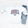 Simply Sage Market Women's Graphic Sweatshirt America 1776 Varsity - 3 of 4