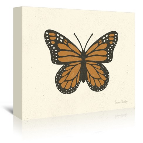 Americanflat Animals Wall Art Room Decor - Monarch Butterfly By