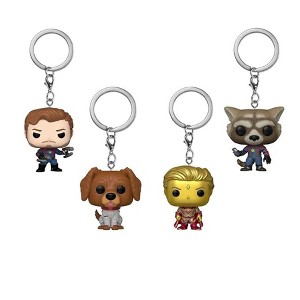Pop Pocket Super Hero Movie G-of The Galaxie 1.5 inches Set of 4 Vinyl Figures - 1 of 3