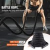 VEVOR Battle Rope, 1.5 Inch Diameter 40Ft Length Polyester Exercise Rope, Battle Exercise Equipment with Protective Sleeve & Anchor - 3 of 4