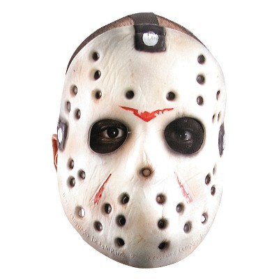 Adult Friday the 13th Jason Voorhees Hockey Costume Mask -  - White
