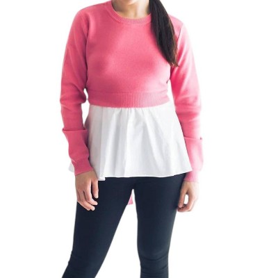 Women's Payton Sweater & Shirt Combo Top - falcon park