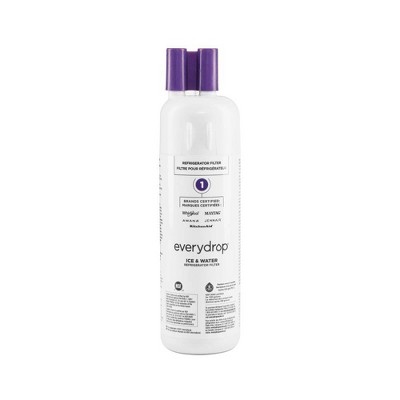 EveryDrop White Refrigerator Water Filter with Triple Filtration