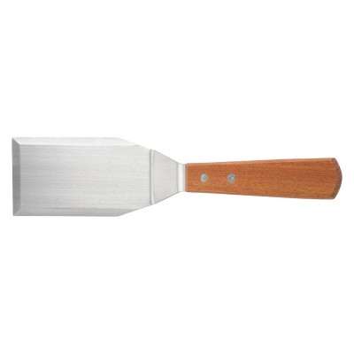 Mini SPATULA Stainless Steel with Wooden Handle Scraper Turner