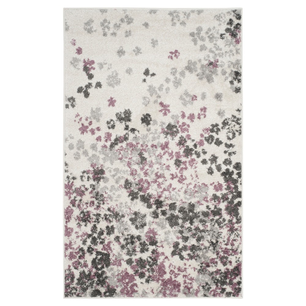 Mandi Area Rug - Ivory/Purple (4'x6') - Safavieh