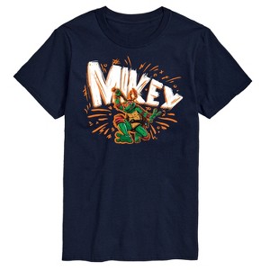 Men's - Teenage Mutant Ninja Turtles Mutant Mayhem - Sketch Mikey Short Sleeve Graphic T-Shirt - 1 of 4