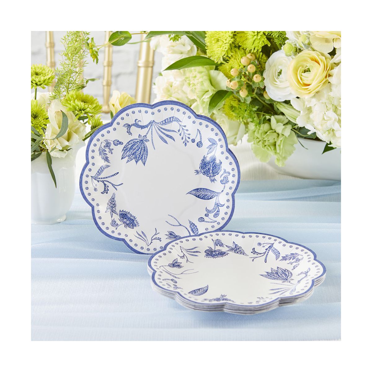 Kate Aspen Blue Willow 62 Piece Party Tableware Set (16 guests) | 00259NA-KIT - thumbnail 7