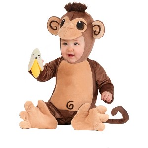 HalloweenCostumes.com Monkey Costume for Babies - 1 of 2