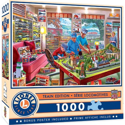 MasterPieces Inc Lionel Trains The Boy's Playroom 1000 Piece Jigsaw Puzzle