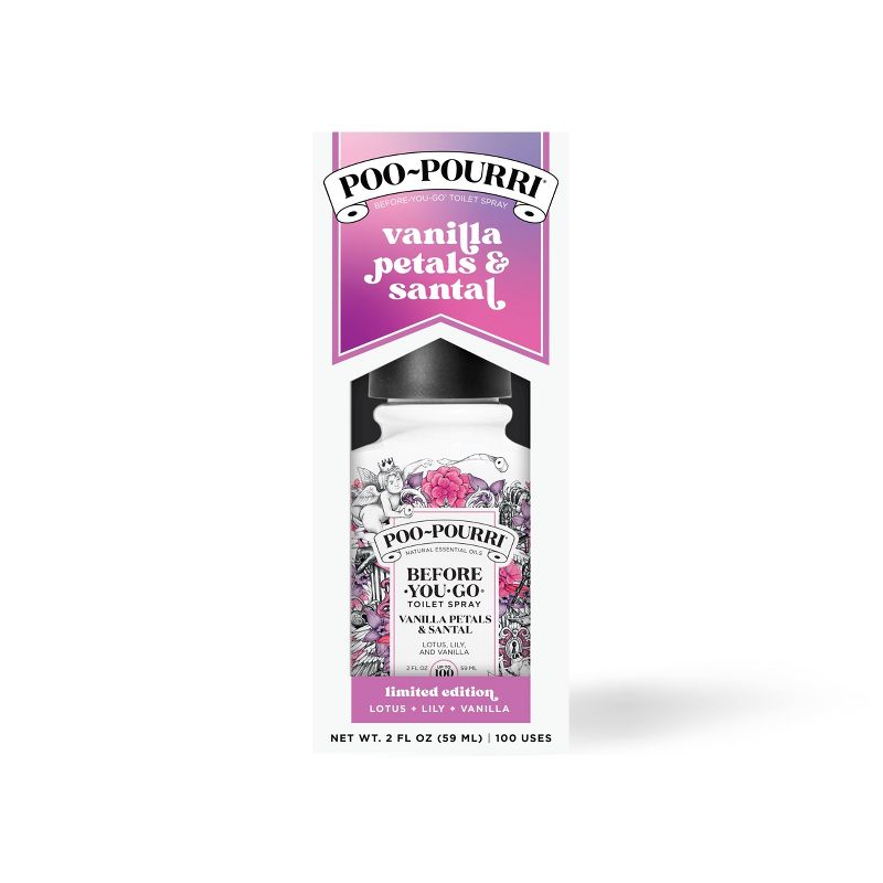 Poo-Pourri Toilet Spray 2fl oz Vanilla Petals and Santal, 2 of 3