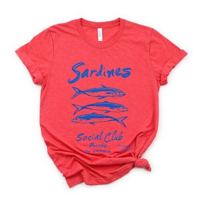 Simply Sage Market Women's Sardines Social Club Short Sleeve Graphic Tee