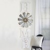 VIP Wood 74 in. Silver Home Windmill Letters Sign 4 Pieces - 3 of 4