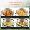 VEVOR 10 Qt Fish and Wing Fryer, Aluminum Propane Fish Fryer Kit, Outdoor Deep Fryer Seafood Pot with Thermometer, Strainer Basket, Silver - 4 of 4