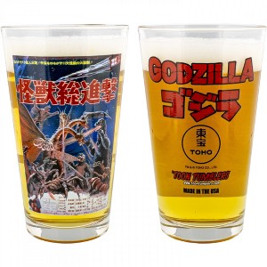 Adult Godzilla vs Gigan Pint Glass - 1 of 3