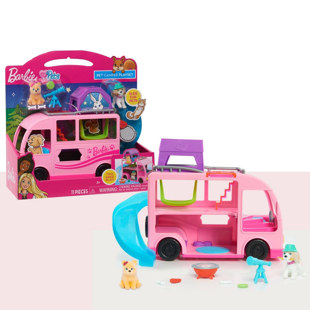 Photos - Doll Accessories Barbie Pet Camper Playset 