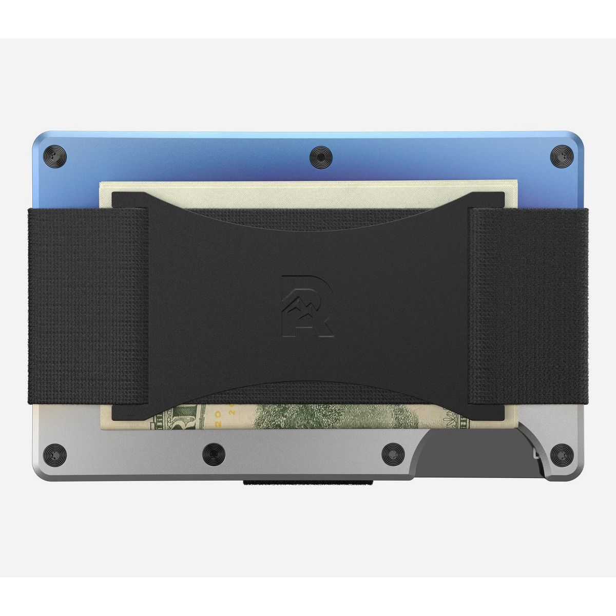 Ridge Wallet - Burnt Titanium - Cash Strap