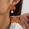 Anna-Kaci Women's Floral Pearl - Drop Earrings - 2 of 4