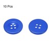 Unique Bargains Resin Craft DIY Round Flat 4-Hole Replacement Sewing Buttons 10 Pcs - 3 of 4