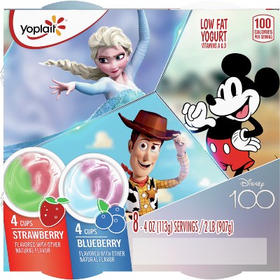 Yoplait Disney Frozen Strawberry and Blueberry Low Fat Kids&#39; Yogurt - 8pk/4oz Cups_6