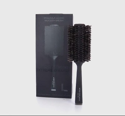 Unique Bargains Straight Hair Brush Round Brush Hairstyle Wavy Styling Tool Wood 1.89