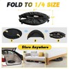 Jump Into Fun 40inch Foldable Mini Trampoline Comes with N-shaped handle three adjustable levels For Indoor and Outdoor Use - 2 of 4