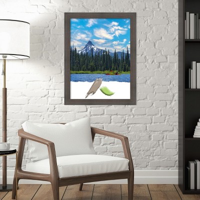 Chocolate Brown Hardwood Wall Picture Frame 30x24