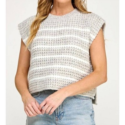 Women's Soft Chunky Sweater Vest - Miss Love