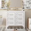 Whisen 36 in. Bathroom Storage Cabinet Bathroom Vanity with Four Drawers - 3 of 4