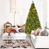 SUGIFT 7.5ft Pre-Lit Christmas Tree Holiday Decor w/1405 Tips and 400 Warm LED Lights - 4 of 4