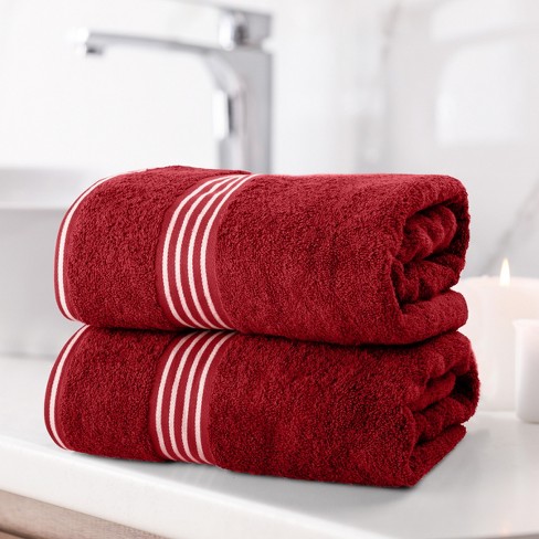 Target red bath towels sale