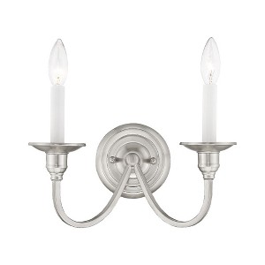 Livex Lighting Cranford 2 - Light Wall Light in  Brushed Nickel - 1 of 1