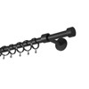 TWOPAGES Lucas Collection Adjustable Curtain Rod with Rings - 3 of 4