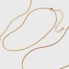 Girls' Multi Hearts Initial Necklace Set - art class™ - 3 of 3