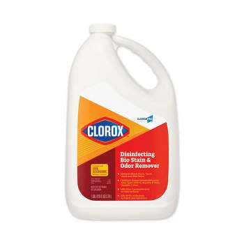 Clorox Disinfecting Bio Stain and Odor Remover, Fragranced, 128 oz Refill Bottle