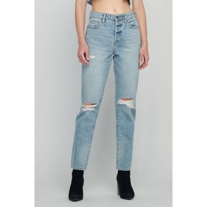 Women's Karson High Rise Straight Crop Jean - HIDDEN - 1 of 3