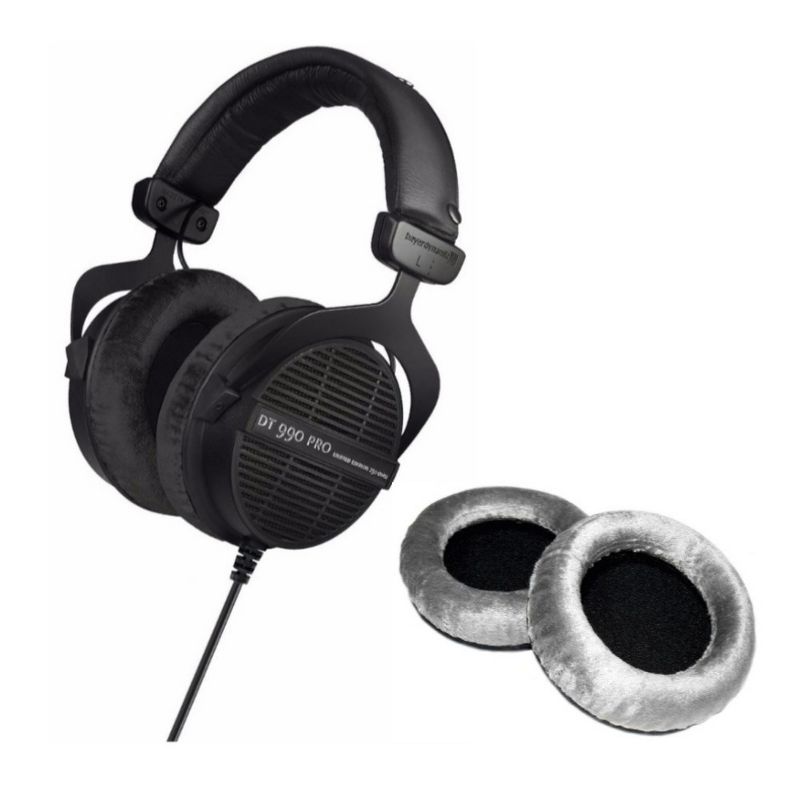 Beyerdynamic DT 990 PRO Studio Headphones (Ninja Black, Limited Edition) Bundle, 1 of 4