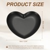 Unique Bargains Stainless Steel Decorative Heart Shape Jewelry Serving Trays for Candle Drink - 2 of 4