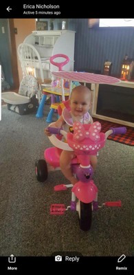 minnie mouse push n ride trike