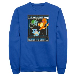 Men's Pokemon Ready To Battle Trio Sweatshirt - 1 of 4