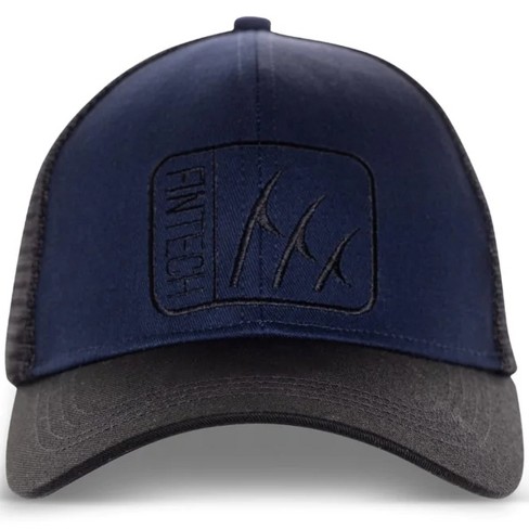 Fintech United By Fishing Snapback Hat - Dress Blues