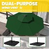 Hyleory 9x9 ft. Squire Cantilever Umbrella - 2 of 3
