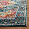 Madison MAD154 Power Loomed Indoor Area Rug - Teal/Fuchsia - 5'x7' - Safavieh - 3 of 4