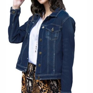 Women's CLASSIC STRETCH DENIM JACKET - Pine Apparel - 1 of 2