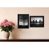 HomeRoots Set Of Two Passion and Teamwork Black Framed Print Wall Art - 2 of 2