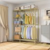 VIPEK V7 Heavy Duty Clothes Racks for Hanging Clothes, Closet Organizer with Ajustable Shelves, Max Load 670lbs (Black) - 2 of 4