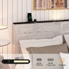 Queen Size Platform Bed with Upholstered Headboard, Charging Station and LED - 4 of 4