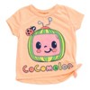 CoComelon JJ Girls T-Shirt and Shorts Outfit Set Toddler - 4 of 4