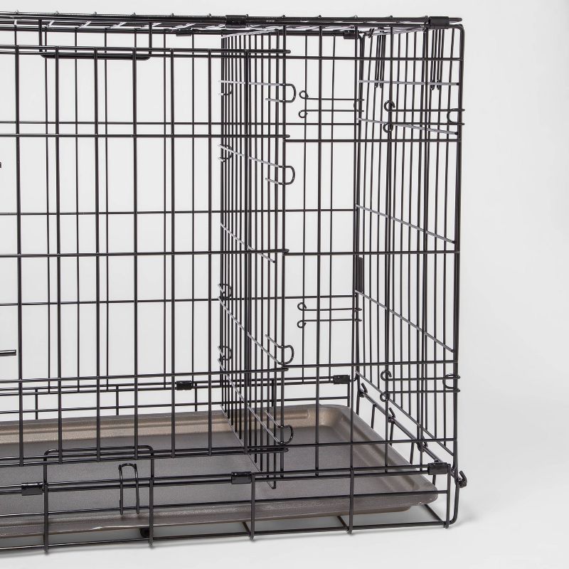 Wire Collapsible Dog Crate - Black - Boots & Barkley™, 6 of 10